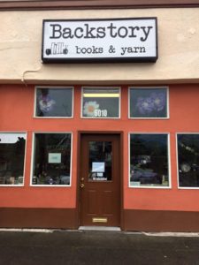 backstory books yarn outside view pdx