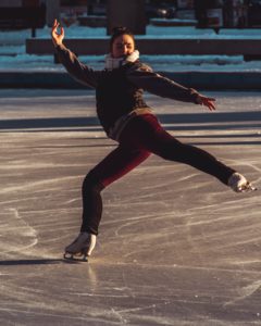 ice skating woman