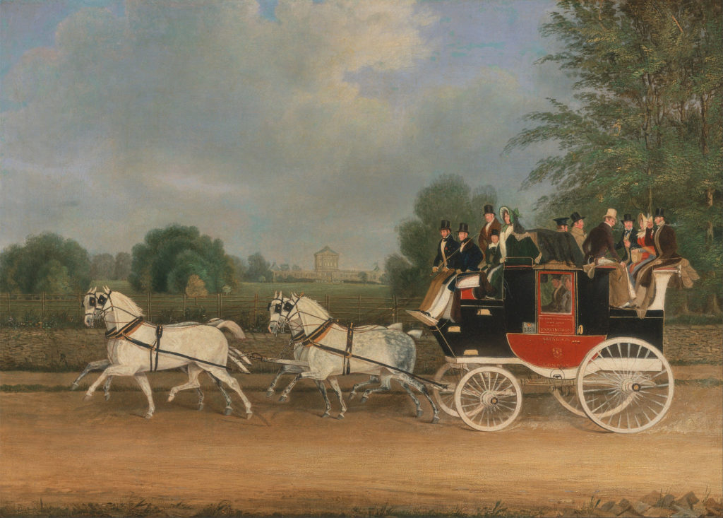 carriage mail coach 1835